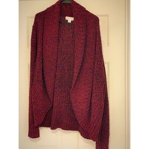 Ava & Viv Burgundy Cardigan